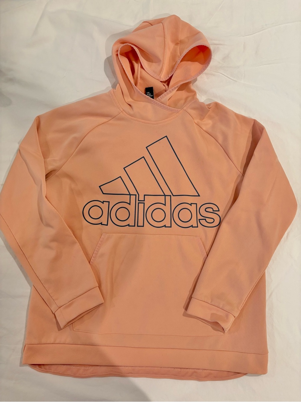 Adidas Peach Lightweight Performance Hoodie